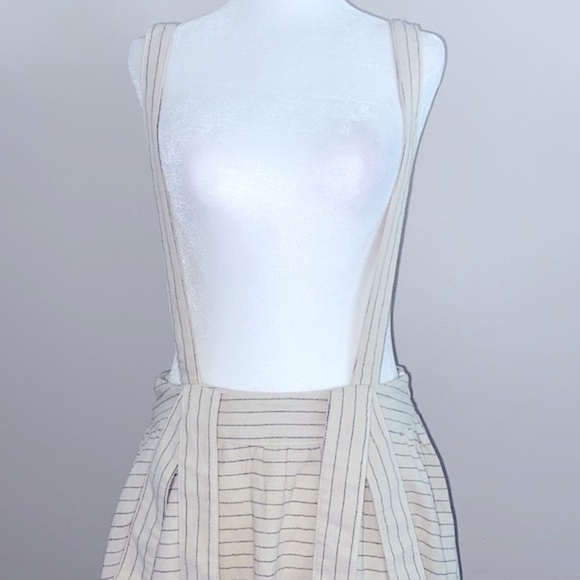 Mod Ref pin strip cottage overall midi circle skirt - Picture 4 of 9